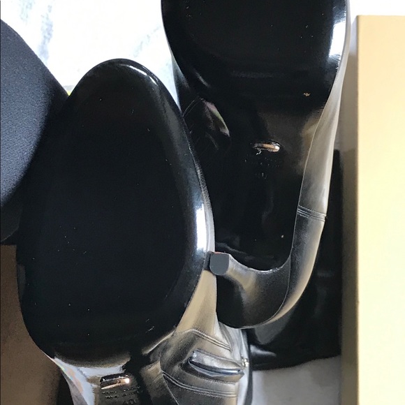 Authentic Sergio Rossi Over-The-Knee Leather Boots Size 40 - Picture 7 of 16